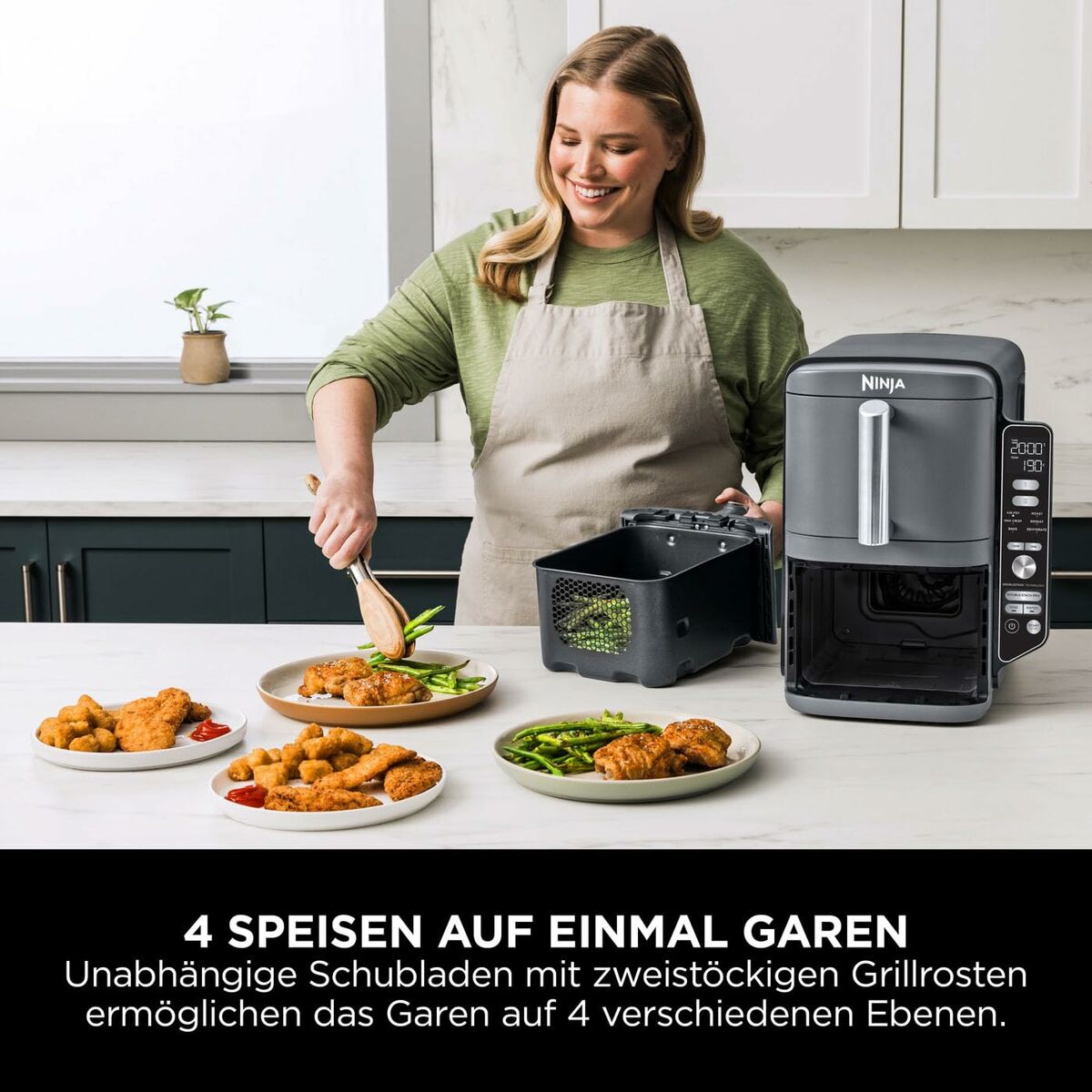 Air Fryer NINJA SL400EU 9,5 L Grey-1