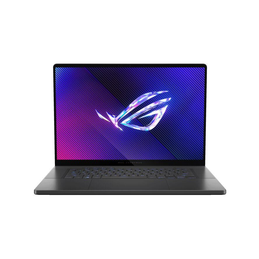 ASUS ROG Zephyrus G16 GU605MY-QR058X Laptop 40,6 cm (16") WQXGA Intel Core Ultra 9 185H 32 GB LPDDR5x-SDRAM 2 TB SSD NVIDIA GeForce RTX 4090 Wi-Fi 6E (802.11ax) Windows 11 Pro Szürke, Fekete (90NR0IQ5-M003L0)-0