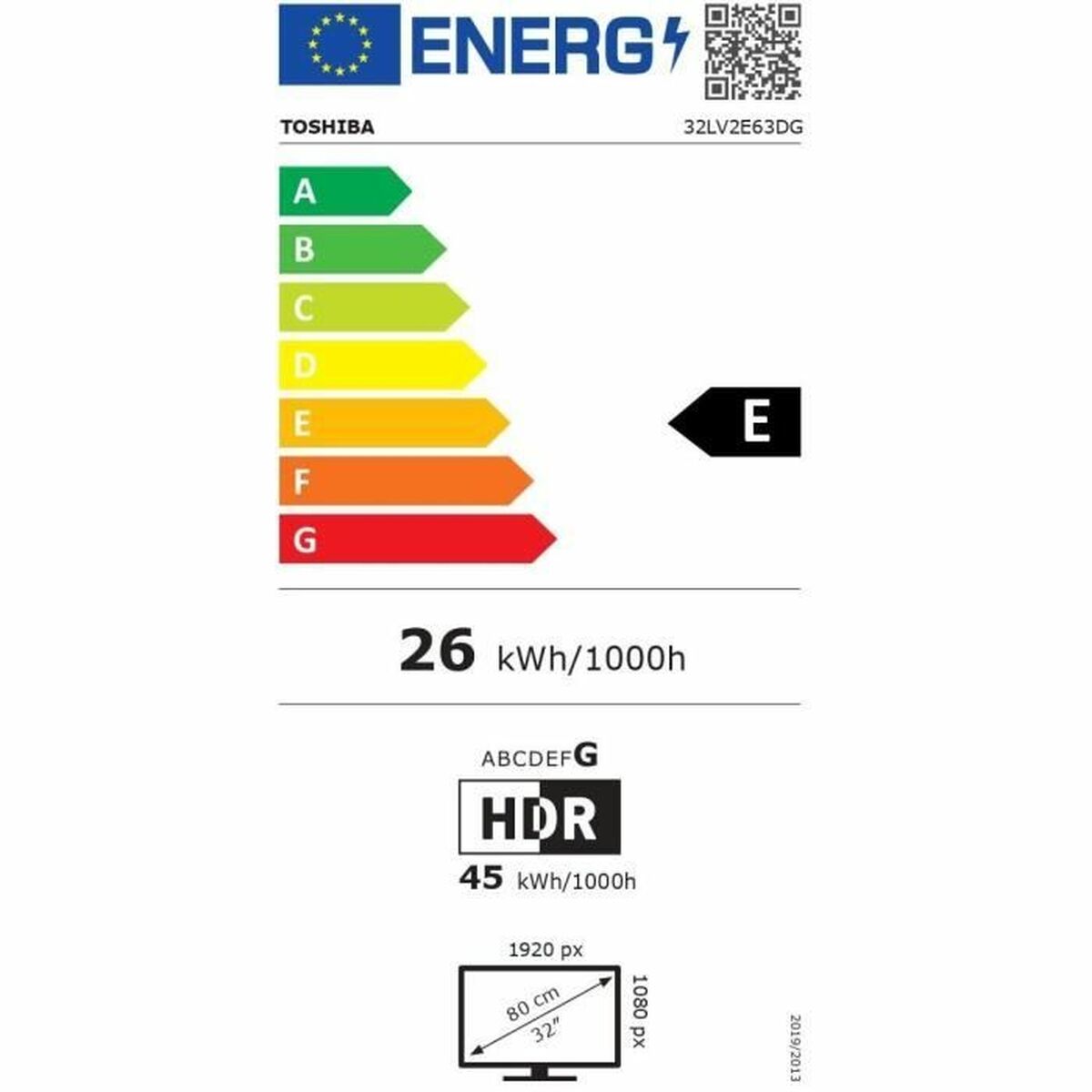 Smart TV Toshiba 32LV2E63DG 32"-3