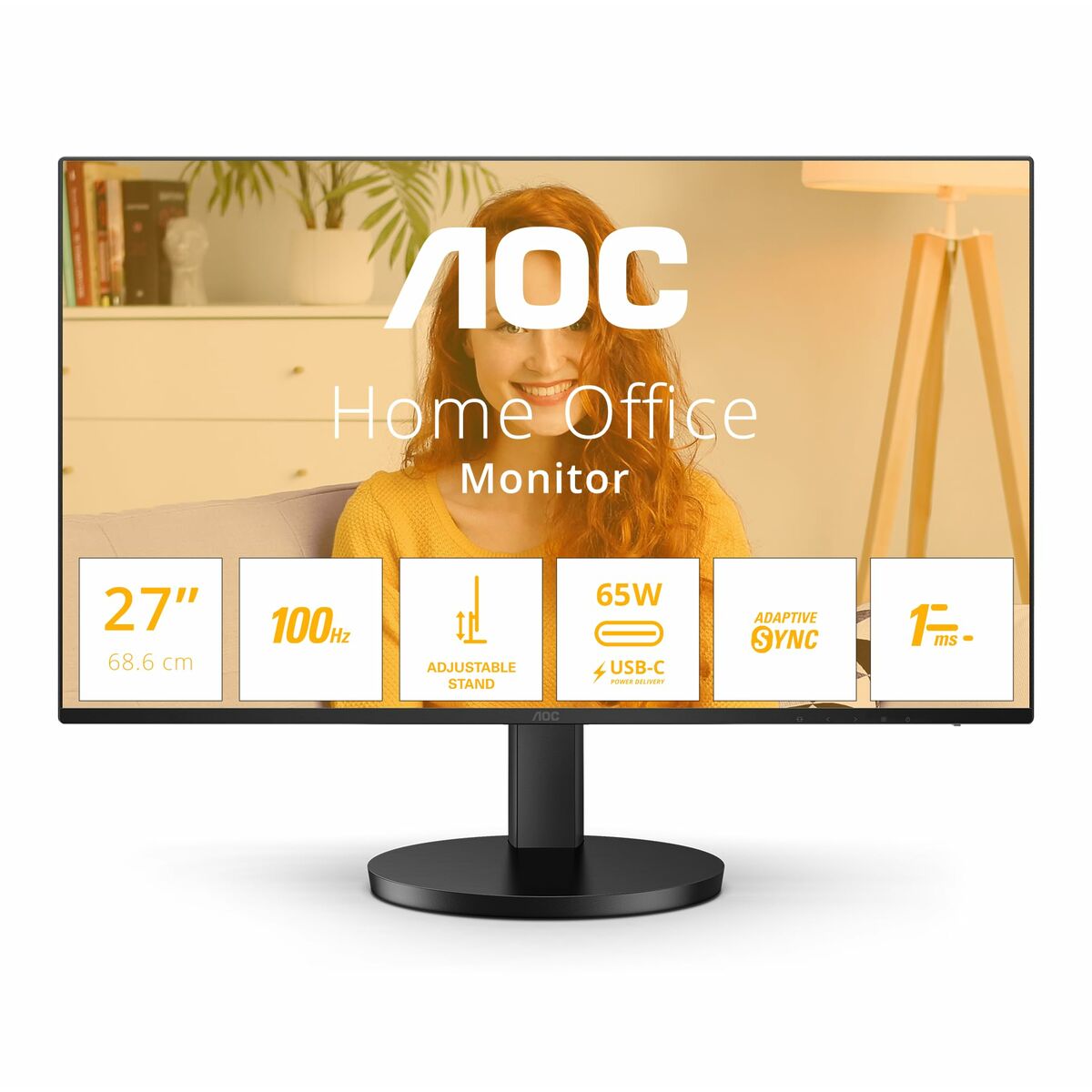 Gaming Monitor AOC Q27B3CF2 27" Full HD-5