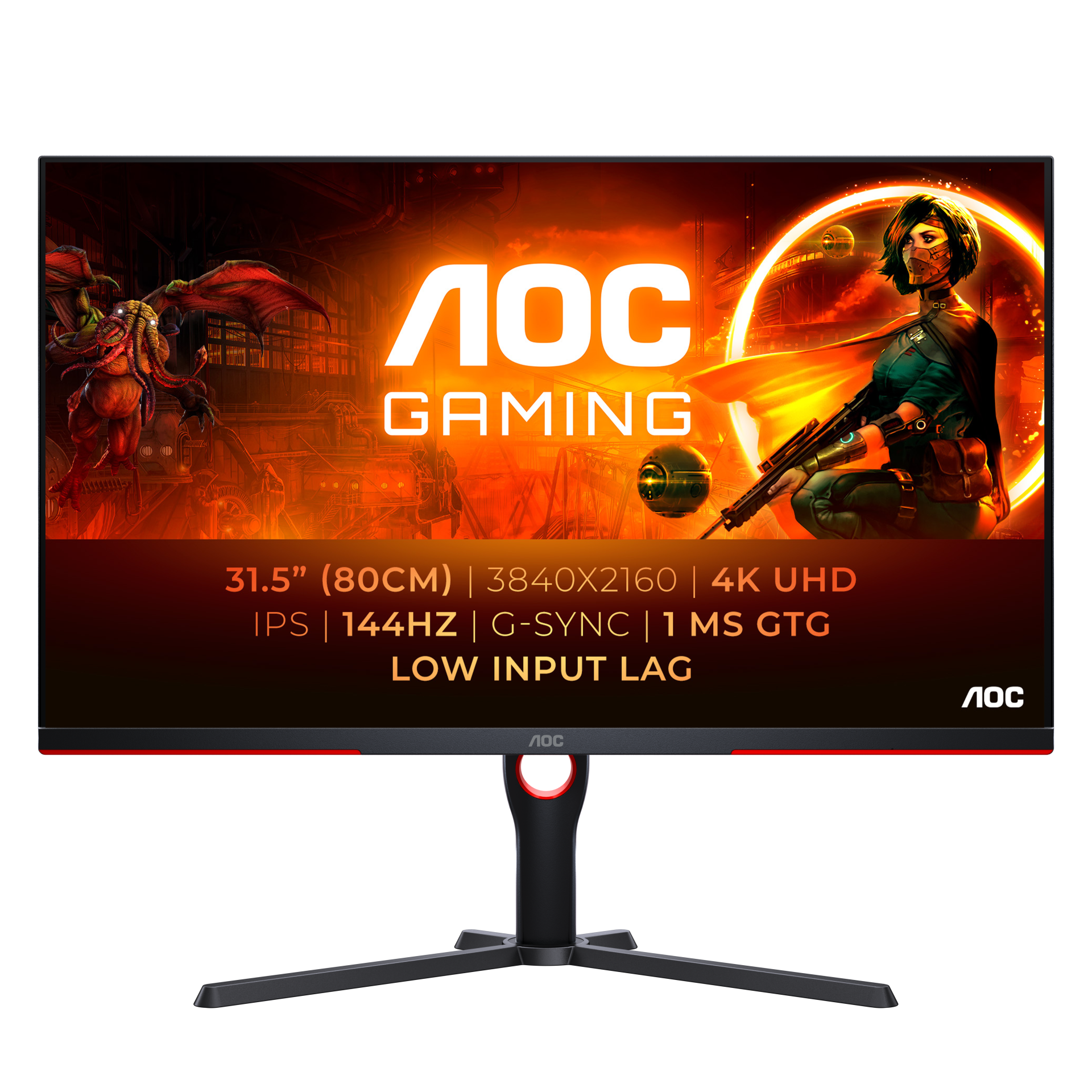 AOC 31.5" U32G3X/BK Gaming Monitor (U32G3X/BK)-0