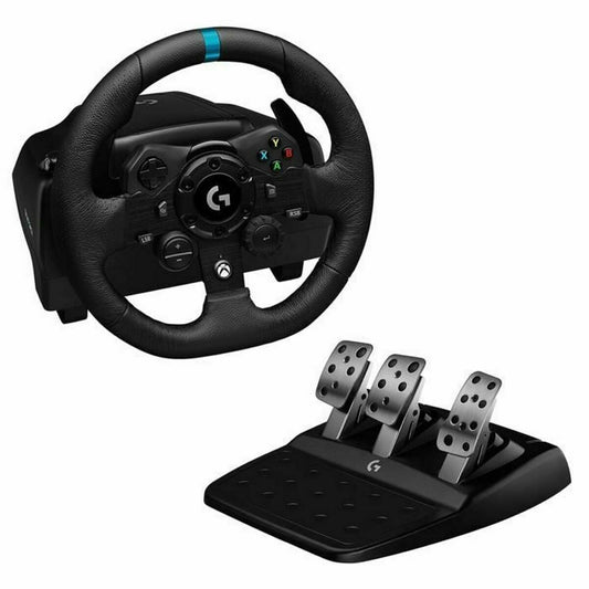 Steering wheel Logitech G923 PC,Xbox One Black Gaming-0