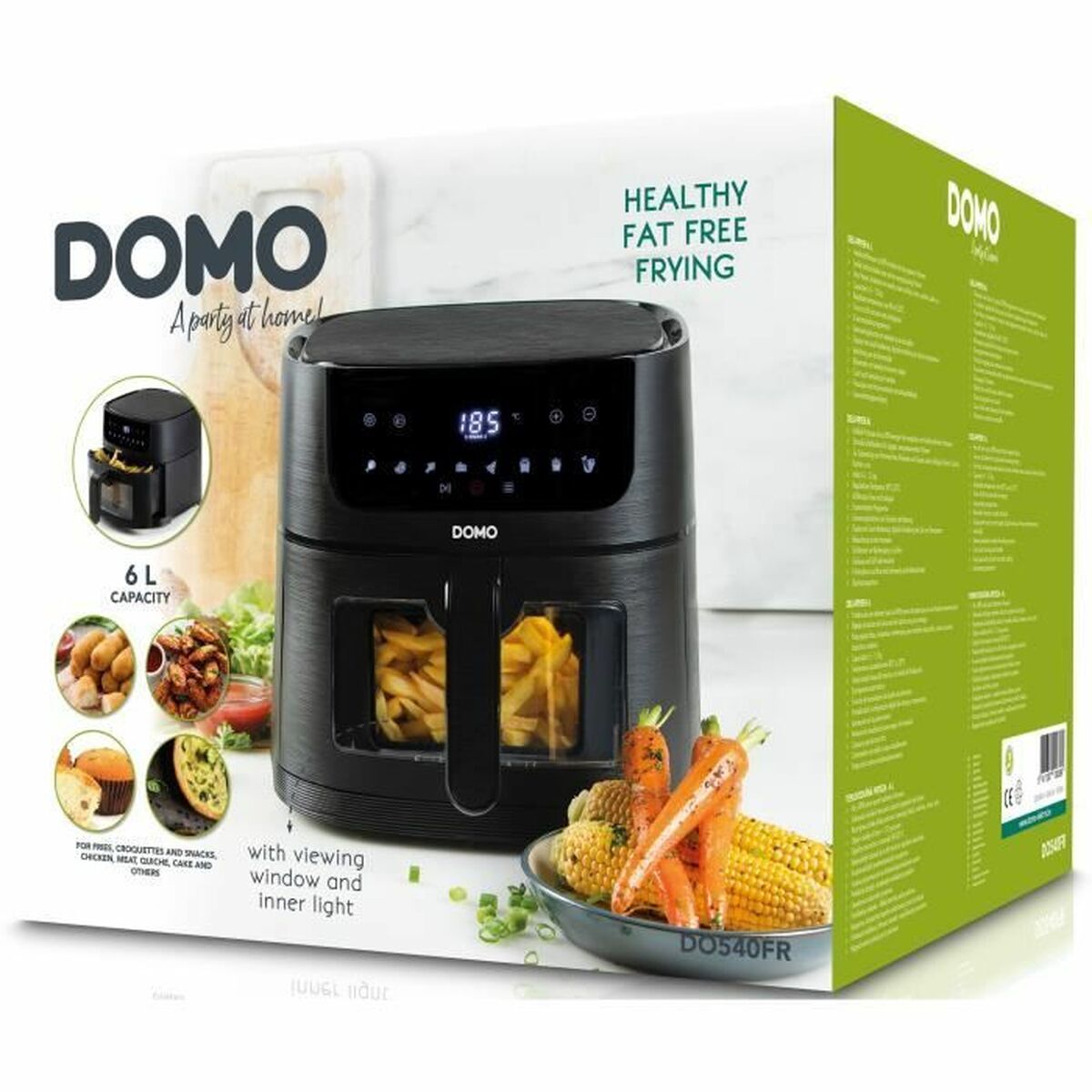 Air Fryer DOMO Do540Fr 6 L-3