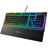 Gaming Keyboard SteelSeries Apex 3 Black Spanish Qwerty Qwerty Portuguese-0