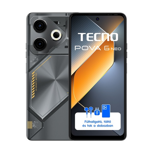 Tecno Pova 6 Neo 6,78" LTE 8/256GB DualSIM fekete okostelefon (10056313)-0