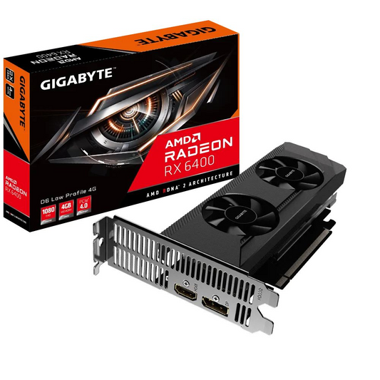 Gigabyte Radeon RX 6400 D6 4G videokártya (GV-R64D6-4GL) (GV-R64D6-4GL)-0