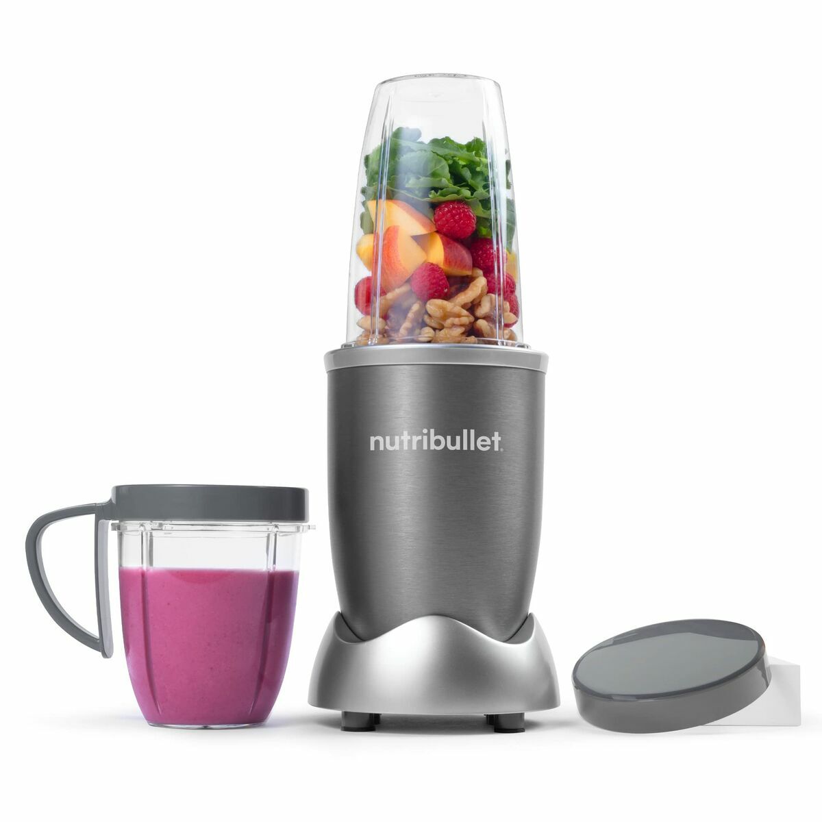 Cup Blender Nutribullet 600 W Stainless steel Grey-0