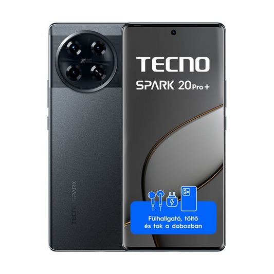 Tecno Spark 20 Pro+ 6,78" LTE 8/256GB DualSIM Temporal Orbits okostelefon (10052446)-0