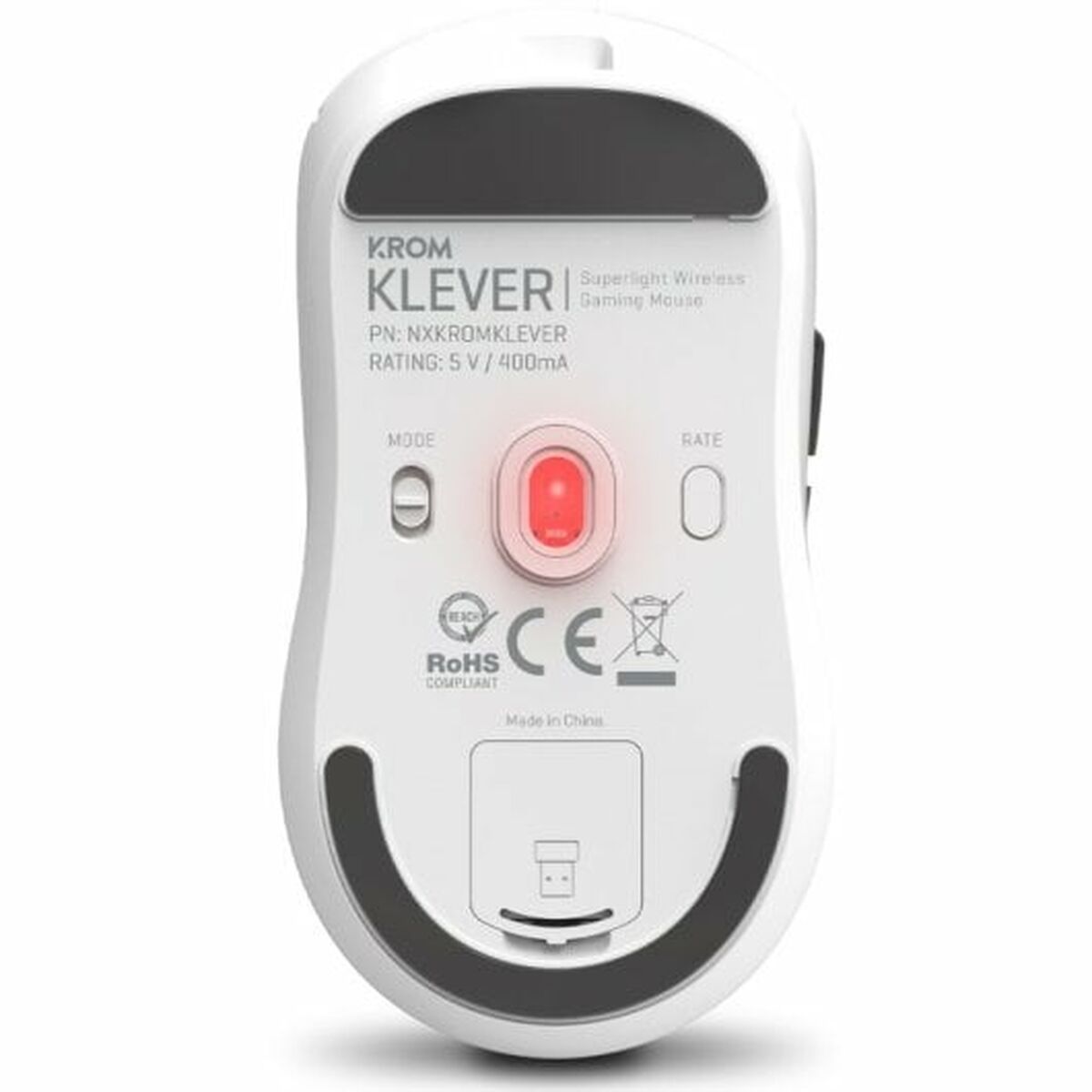 Gaming Mouse Krom Klever White-7