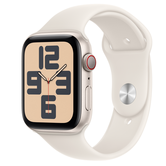 Apple Watch SE2 v3 Cellular 44mm csillagfény alutok, sport M/L (APPLE-MXGU3QH)-0