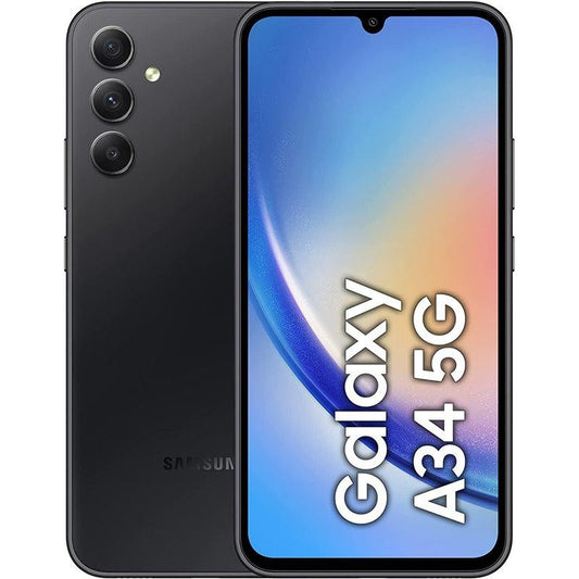 Samsung A346B Galaxy A34 5G DS (8GB /128GB) szürke (Awesome Graphite) mobiltelefon-0