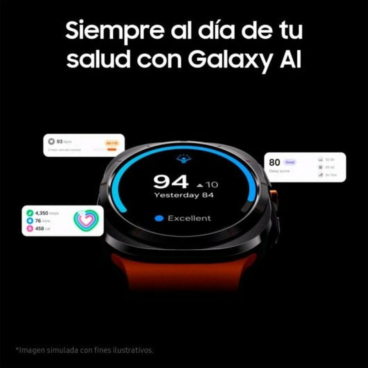 Smartwatch Samsung Galaxy Watch Ultra 4G Grey Orange Dark grey-2