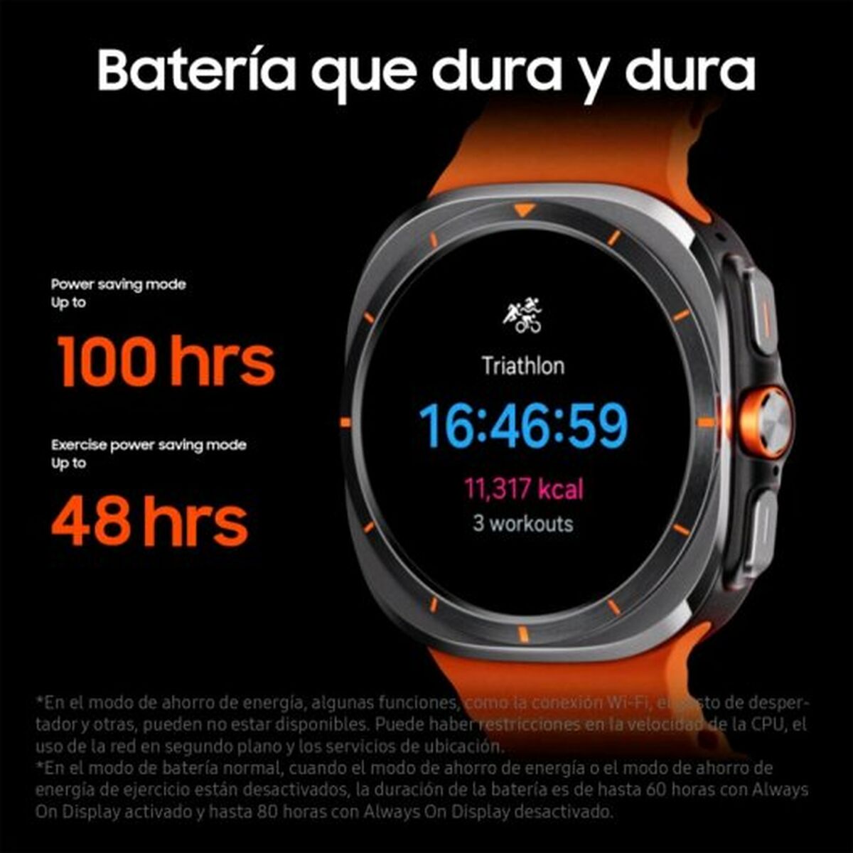 Smartwatch Samsung Galaxy Watch Ultra 4G Grey Orange Dark grey-8