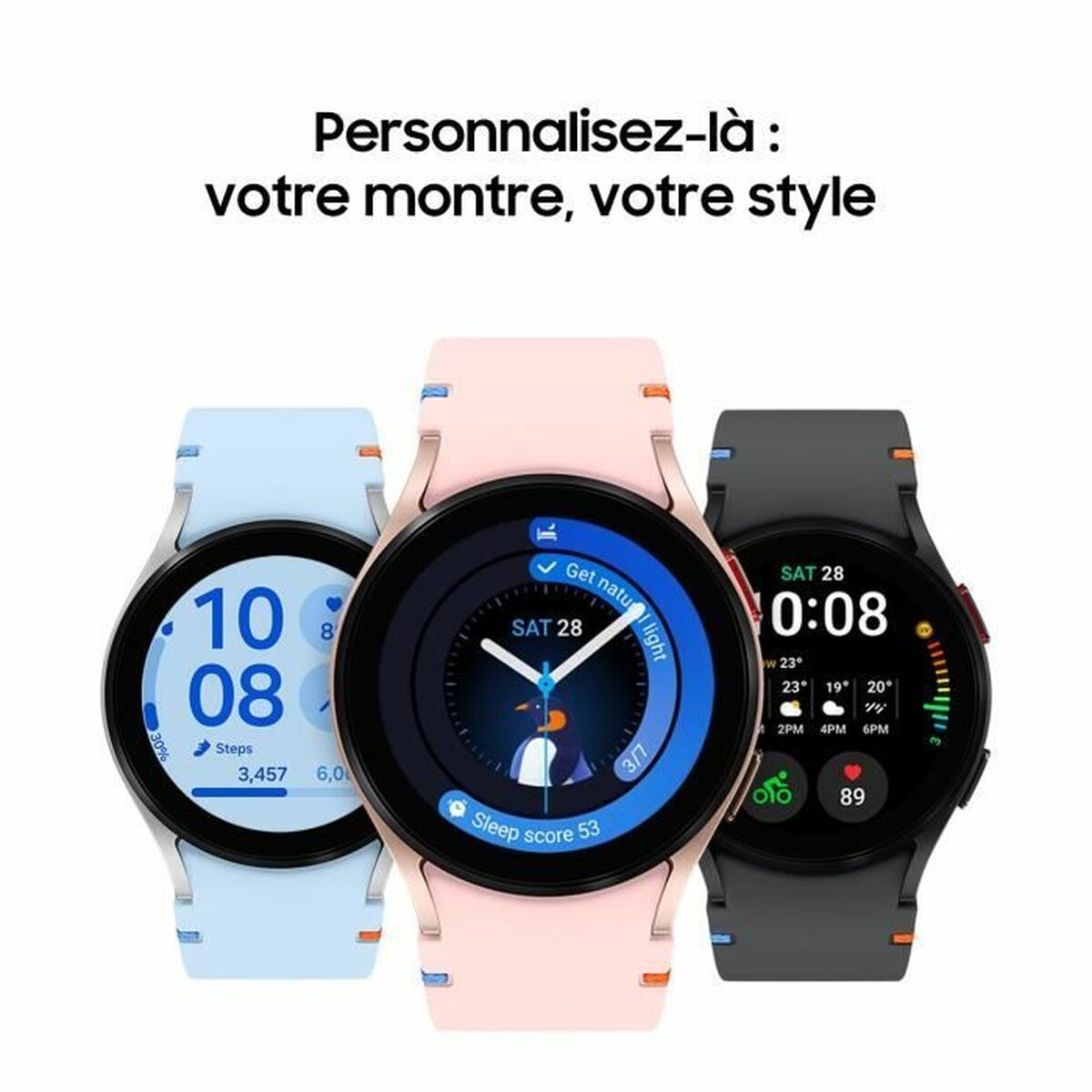 Smartwatch Samsung Galaxy Watch FE Black 1,2" 40 mm-5