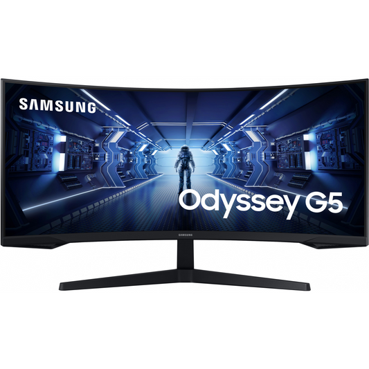 86cm/34'' (3440x1440) Samsung Odyssey C34G55TWWP Curved 21_9 1ms 144Hz HDMI DisplayPort VESA Ultra WQHD Black (LC34G55TWWPXEN)-0