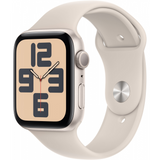 Apple Watch SE (2023) GPS 44mm csillagfény alumíniumtok, csillagfény szíj M/L (MRE53QF/A) (MRE53QF/A)-0