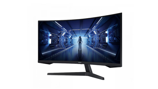 Monitor Samsung Odyssey G5 C34G55TWWP 34 inch, VA Curved UWQHD 3440x1440, 165Hz, 1 ms