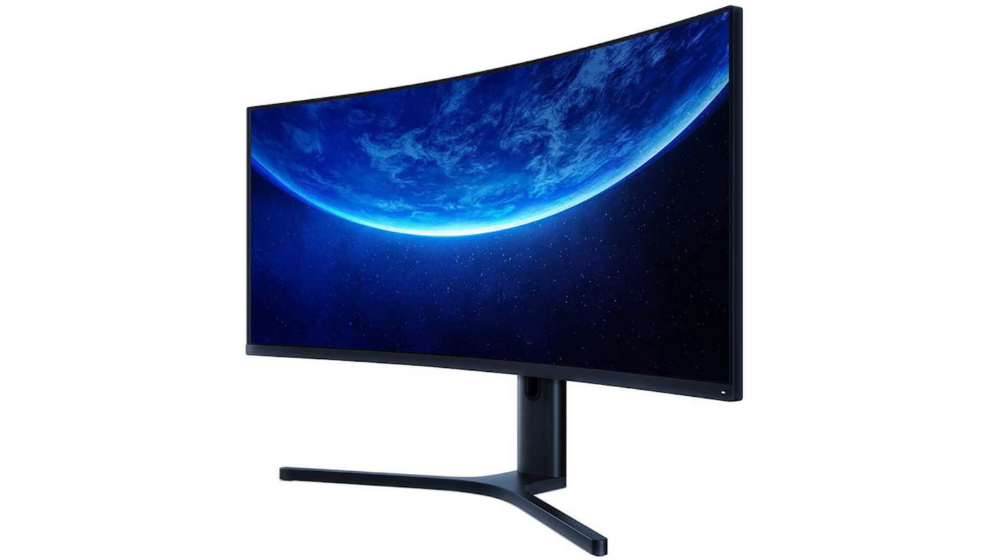 Curved Gaming Monitor Xiaomi Mi 34'' WQHD, 144Hz, 4ms, FreeSync Premium, 1500R, 121% sRGB Color Gamut, Display Port, HDMI