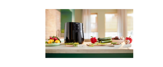 Airfryer Philips Essential HD9200/90, 1400 W, black