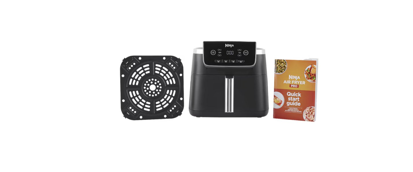 Hot air fryer Ninja AF140EU, 2000W, 4.7L, 4 cooking programs, black