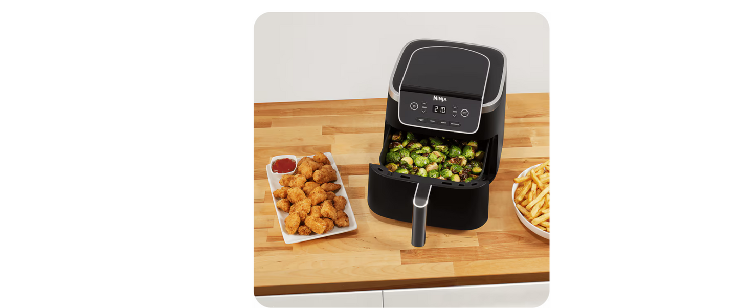 Hot air fryer Ninja AF140EU, 2000W, 4.7L, 4 cooking programs, black