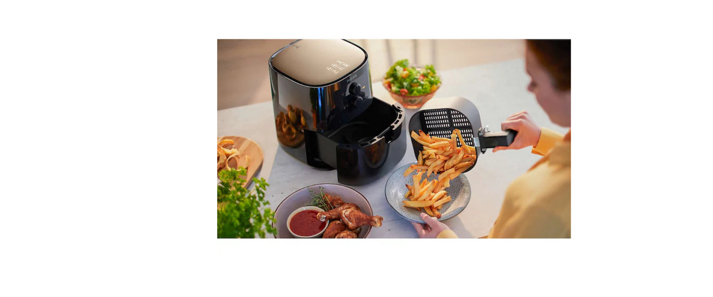 Airfryer Philips Essential HD9200/90, 1400 W, black