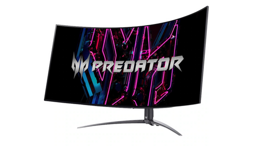 Curved OLED Gaming Monitor ACER Predator X45, 44.5", UWQHD, 240Hz, AMD FreeSync Premium, HDR10, Class G, Black