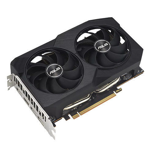 Asus DUAL RX7600 V2 OC, PCIe4, 8GB DDR6, HDMI, 3 DP, 2715MHz Clock, Overclocked-0