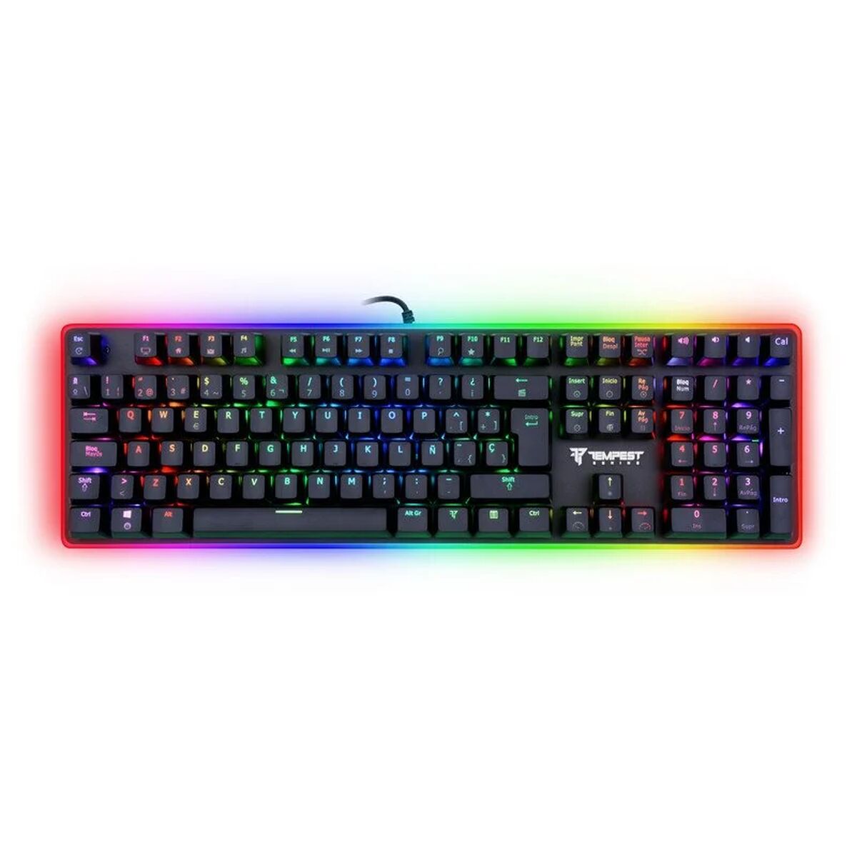 Gaming Keyboard Tempest Diablo Spanish Qwerty-1