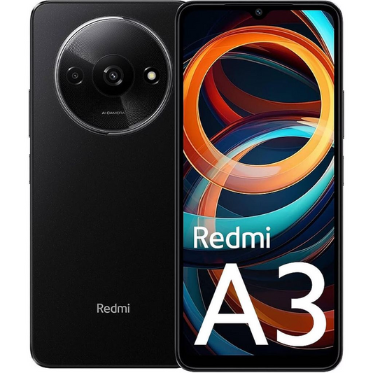 Xiaomi Redmi A3 4/128GB Dual-Sim mobiltelefon fekete (Redmi A3 4/128GB fekete)-0