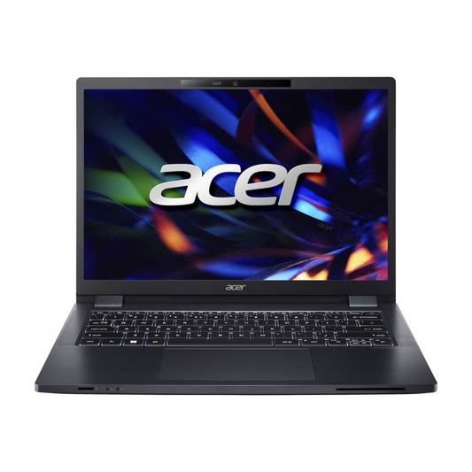 Acer TravelMate P4 TMP414-53-750Q Intel® Core™ i7 i7-1355U Laptop 35,6 cm (14") WUXGA 16 GB DDR4-SDRAM 512 GB SSD Wi-Fi 6E (802.11ax) Windows 11 Pro Kék (NX.B3YEG.003)-0